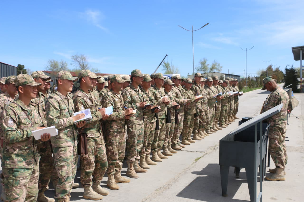 Janubda harbiy texnikalaga mavsumiy xizmat ko‘rsatish bo‘yicha mashg‘ulot tashkil etildi