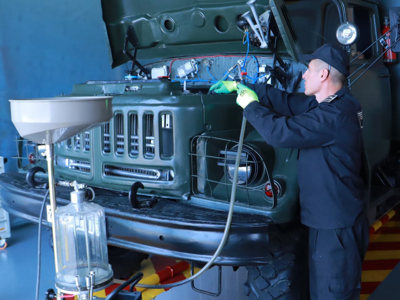 Janubda harbiy texnikalaga mavsumiy xizmat ko‘rsatish bo‘yicha mashg‘ulot tashkil etildi