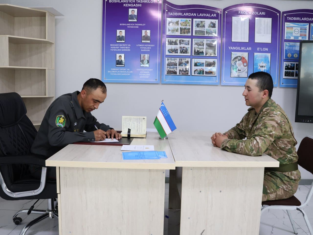 Sadoqat, intizom va sharaf sari ilk qadam