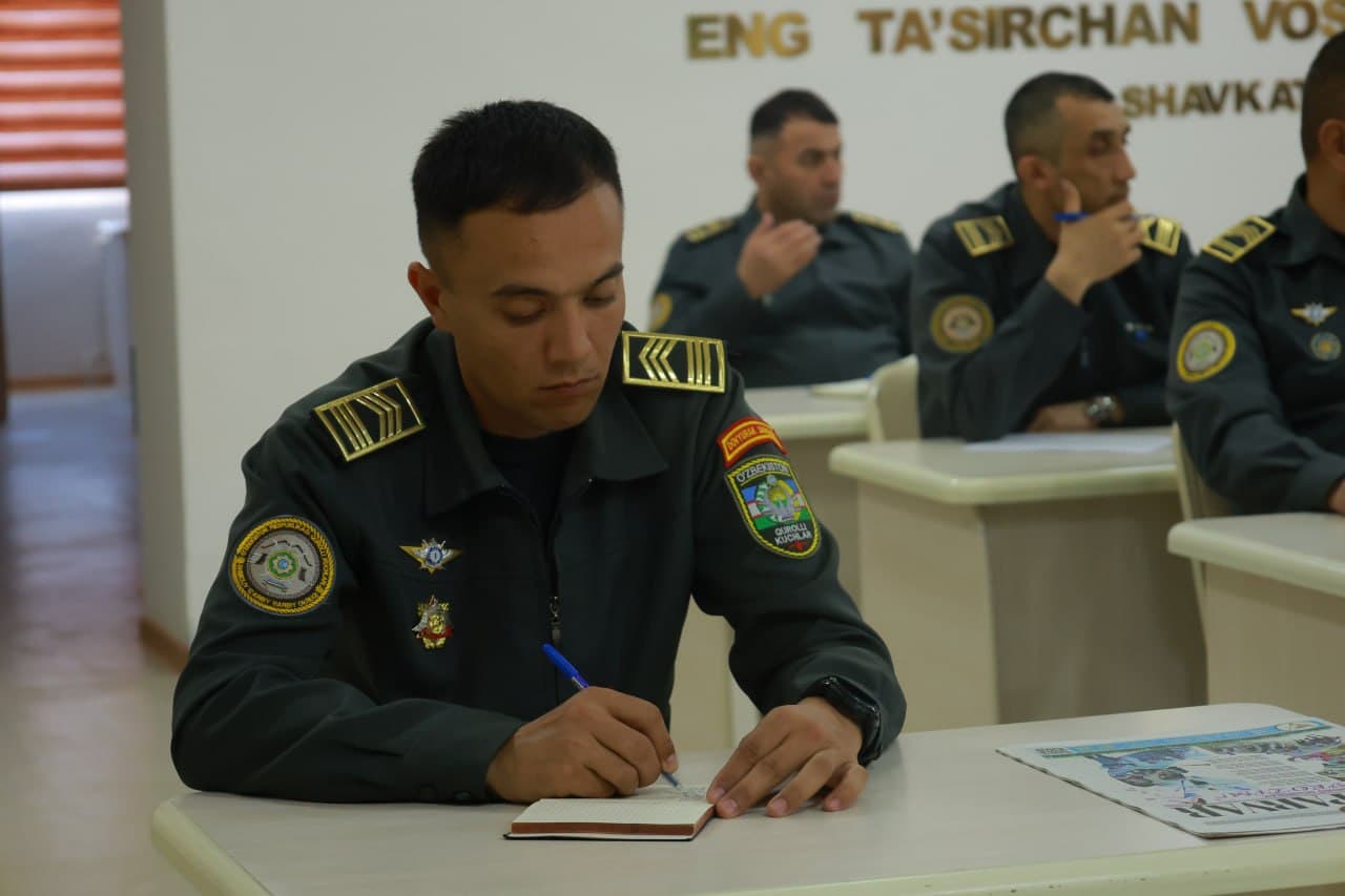Okrugda serjantlar kengashi o‘tkazildi