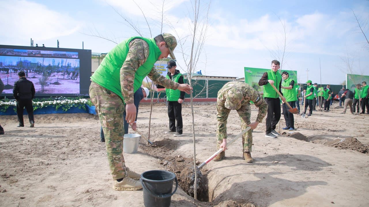 “Yashil makon” — atrof-muhitni muhofaza qilishga qaratilgan ustuvor tashabbus
