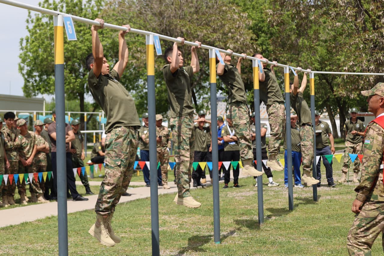 “Vatanparvarlar” xalqaro harbiy-sport musobaqasining shiddatli bahslari boshlandi
