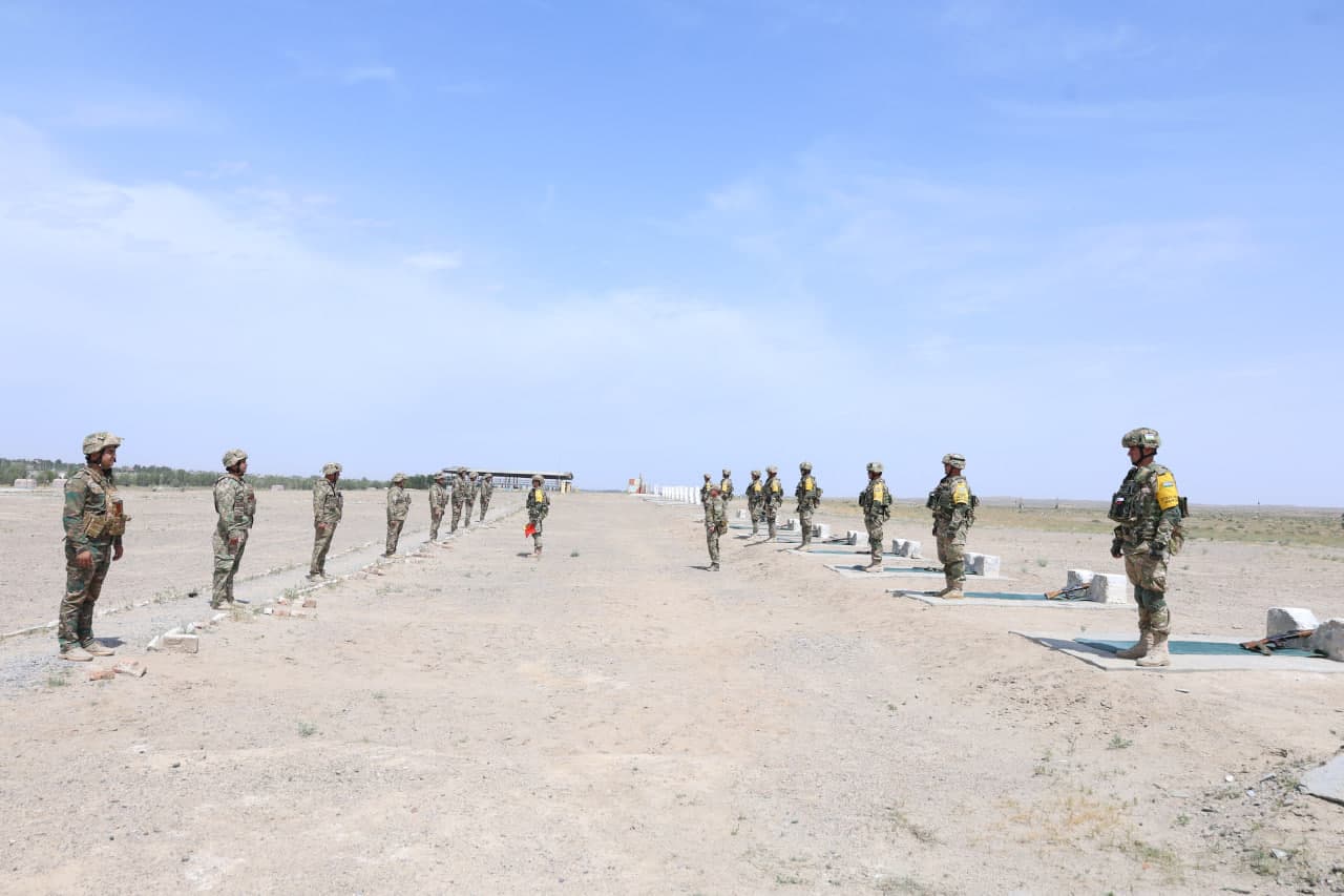 Termiz poligonida navbatdagi amaliy oʻq otish mashgʻulotlari oʻtkazildi