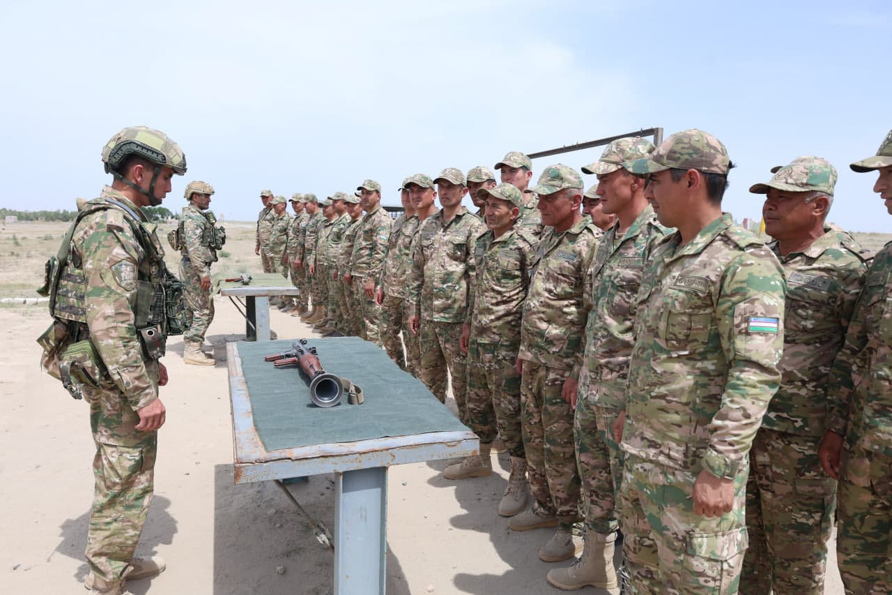 Termiz poligonida navbatdagi amaliy oʻq otish mashgʻulotlari oʻtkazildi
