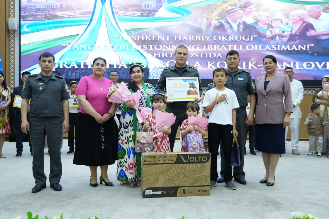 “Ibratli harbiy oila” tanlovining okrug bosqichini g‘oliblari aniqlandi