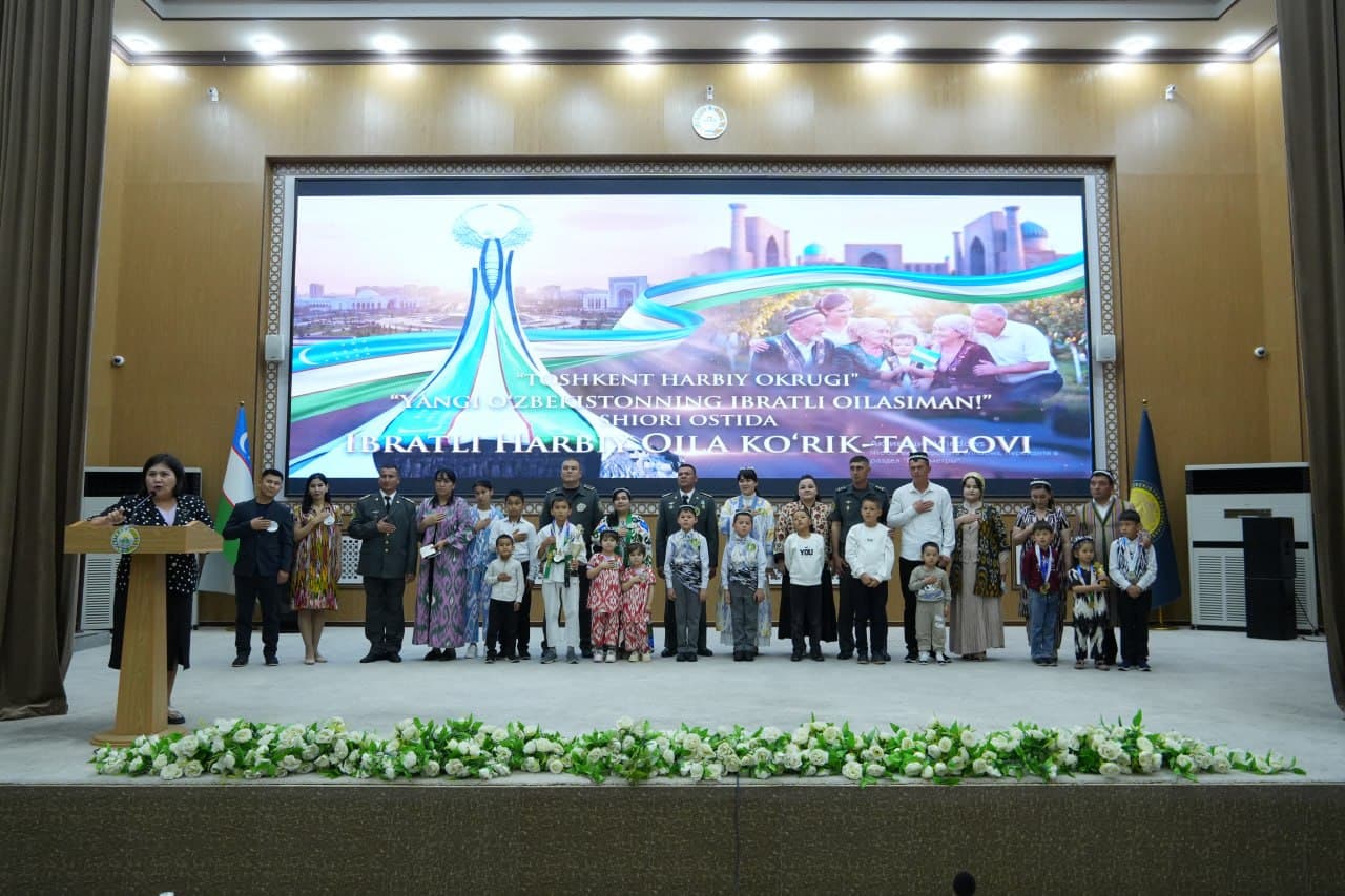 “Ibratli harbiy oila” tanlovining okrug bosqichini g‘oliblari aniqlandi