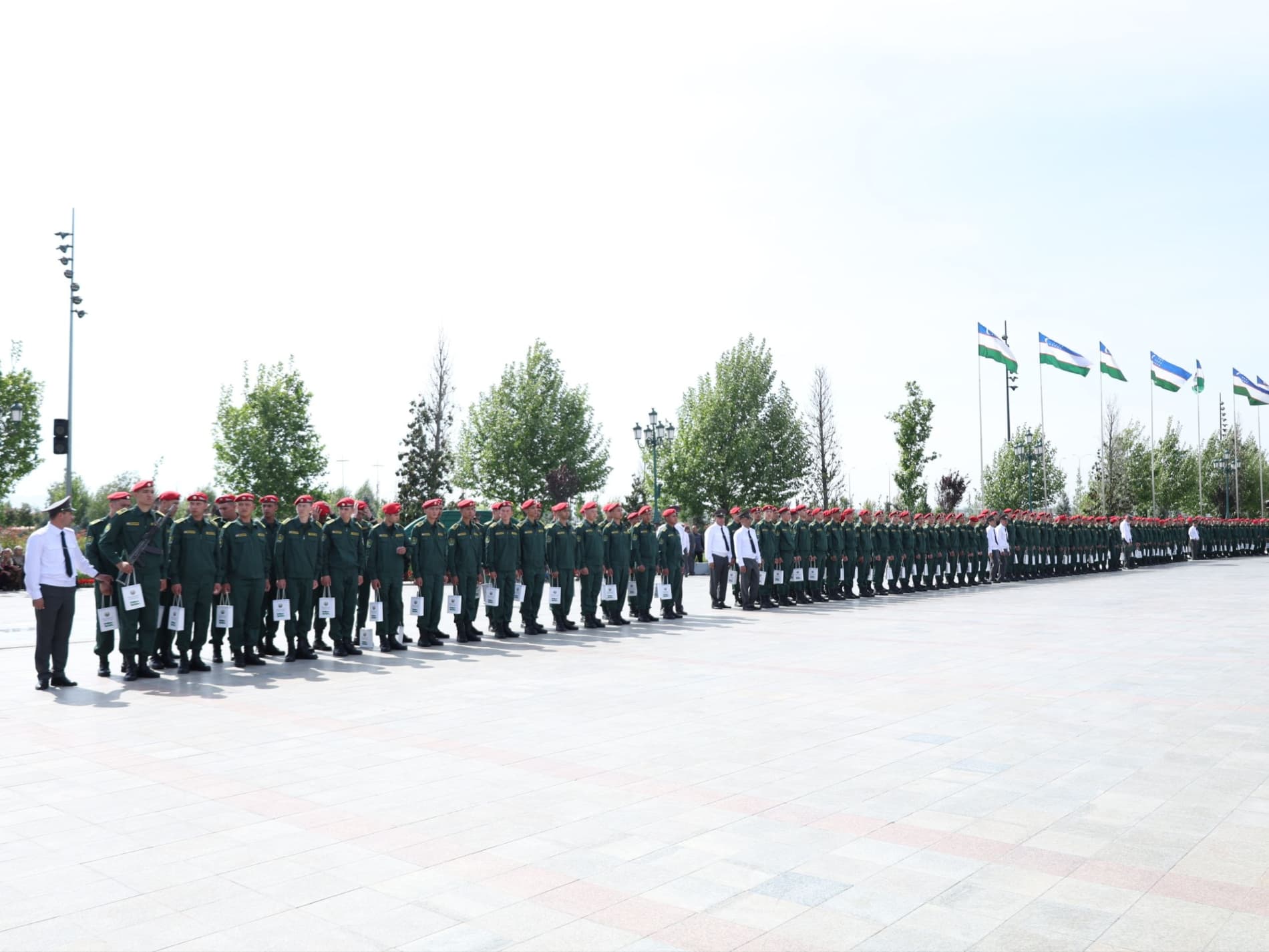 "Yangi O‘zbekiston" bog‘ida “Vatanga qasamyod” marosimi yuqori saviyada tashkil qilindi