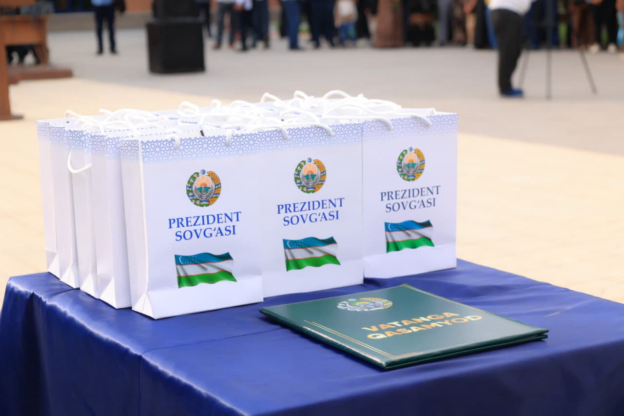 Mudofaa vazirligi qo‘shinlarida muddatli harbiy xizmatchilar Vatanga qasamyod keltirdi