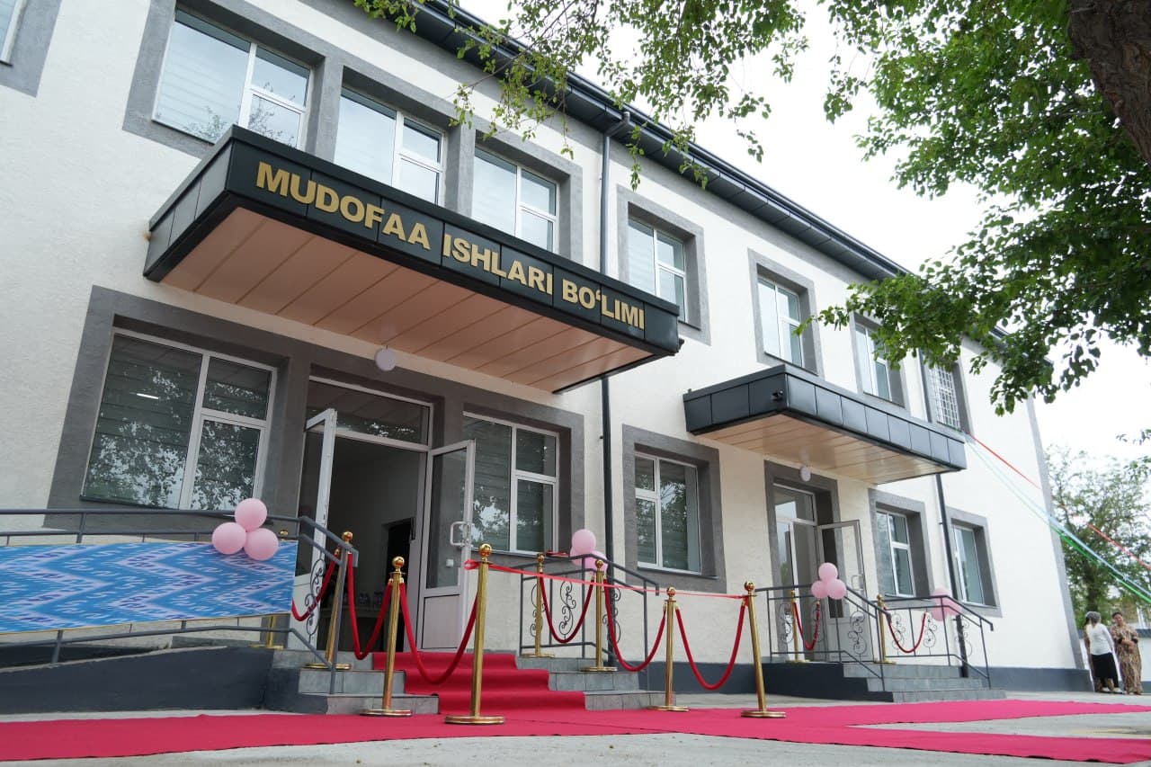Mudofaa ishlari bo‘limining yangi binosi foydalanishga topshirildi