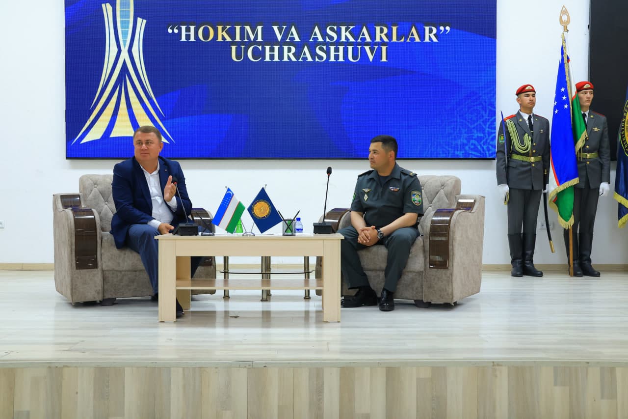 Denov tumanida “Hokim va askarlar” uchrashuvi bo‘lib o‘tdi