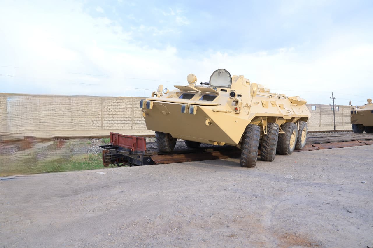 Harbiy texnikalarni temiryo‘l transportida tashish bo‘yicha amaliy mashg‘ulot o‘tkazildi