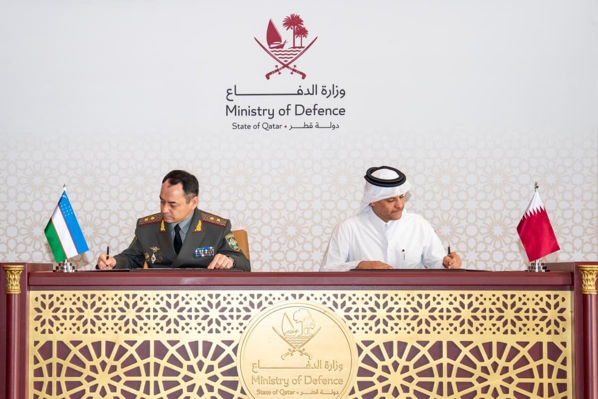 Oʻzbekiston va Qatar o‘rtasida harbiy hamkorlik boʻyicha oʻzaro anglashuv memorandumi imzolandi