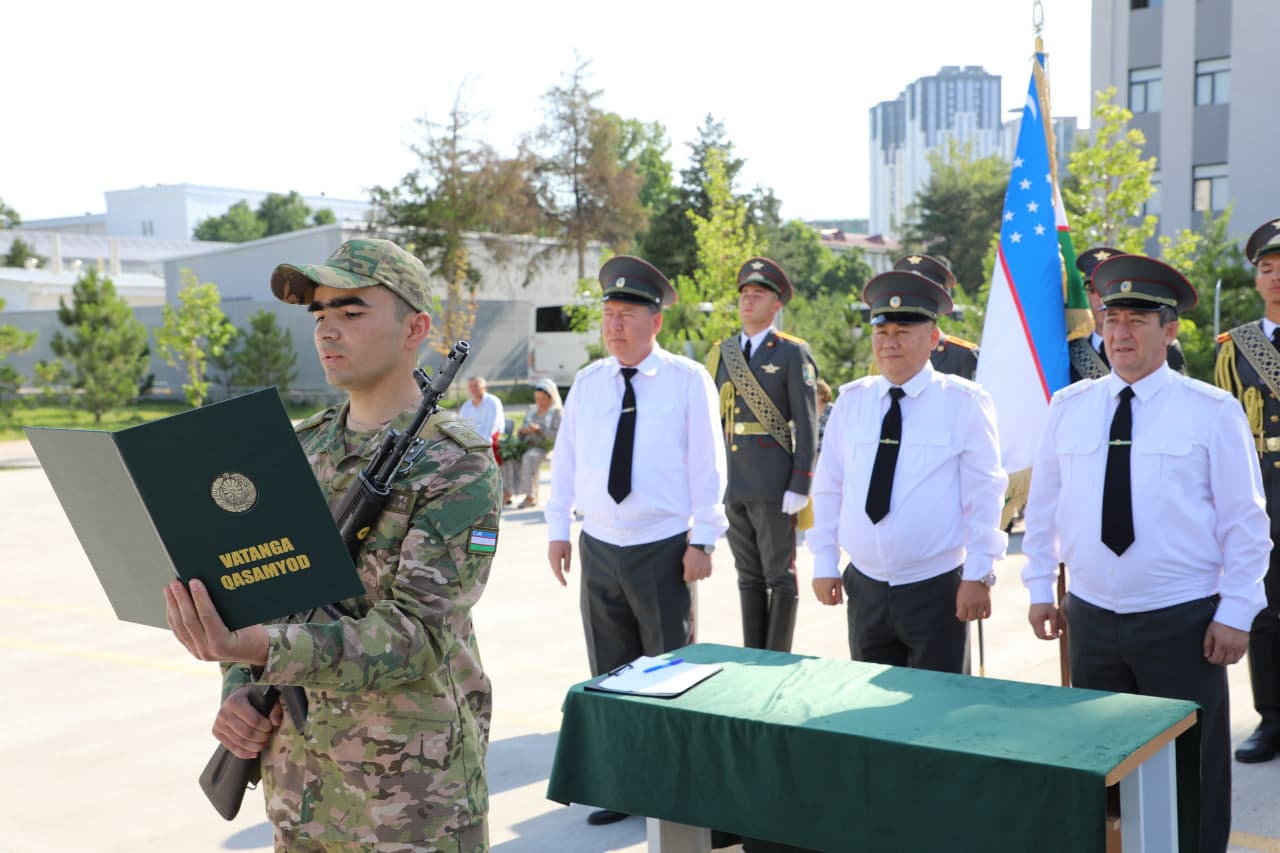 Bo‘lajak harbiy shifokorlar Vatanga qasamyod qildi
