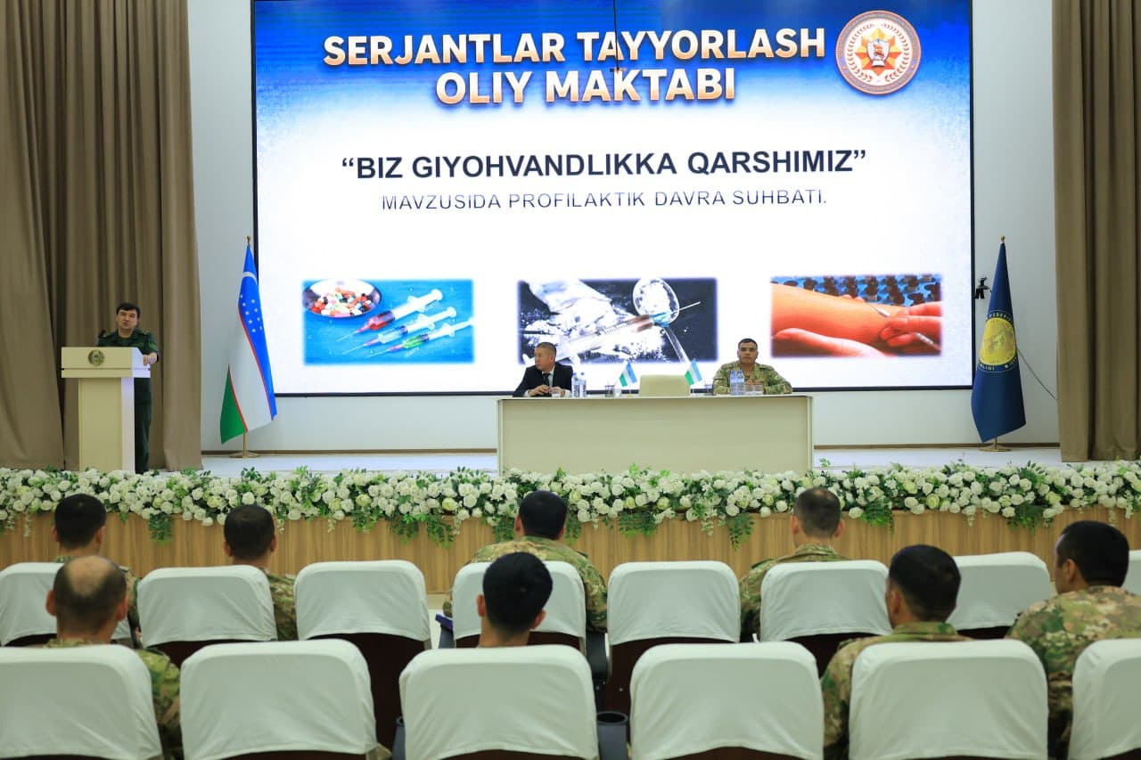 “Biz giyohvandlikka qarshimiz” mavzusida davra suhbati o‘tkazildi