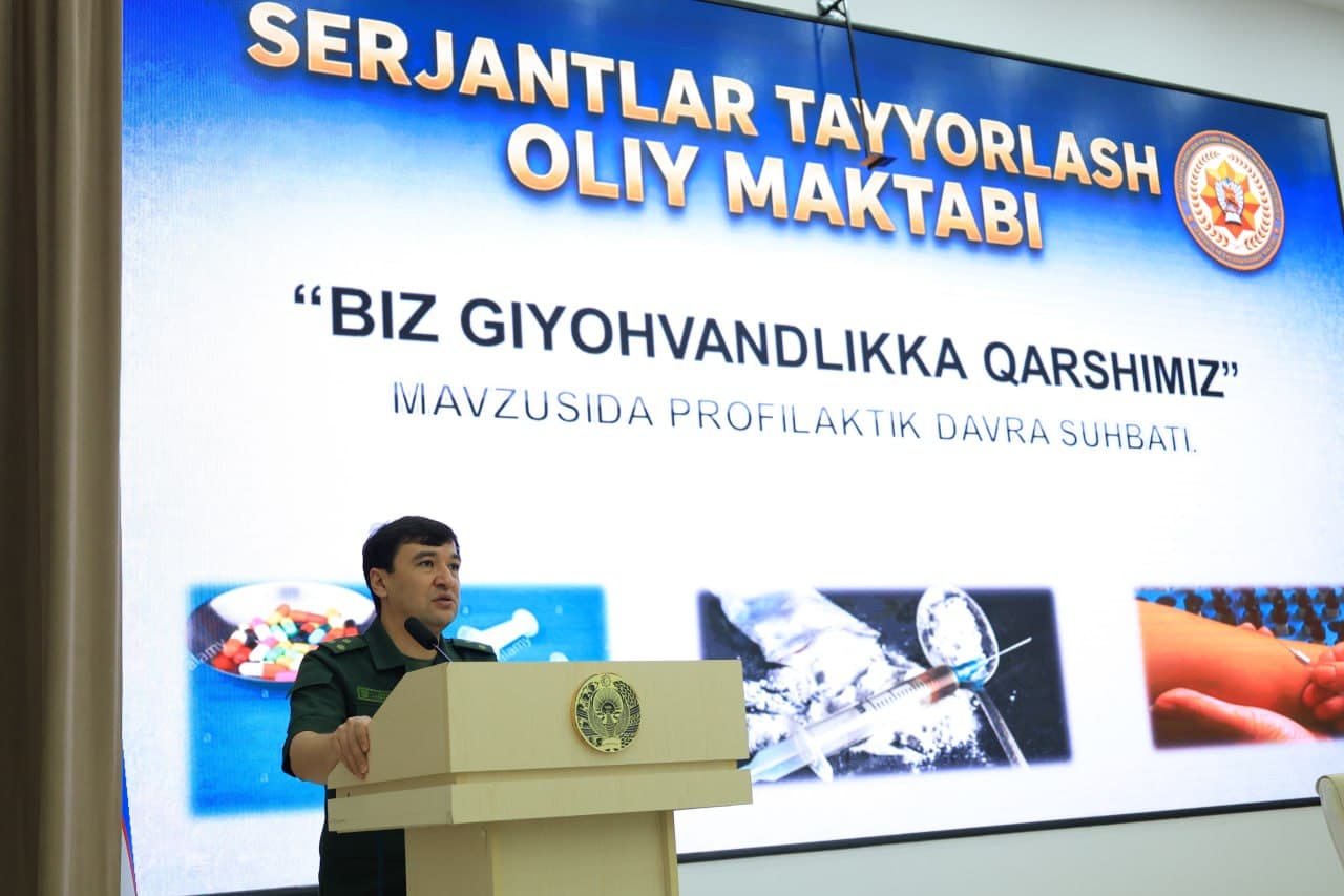 “Biz giyohvandlikka qarshimiz” mavzusida davra suhbati o‘tkazildi
