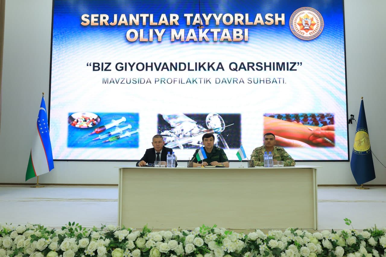 “Biz giyohvandlikka qarshimiz” mavzusida davra suhbati o‘tkazildi