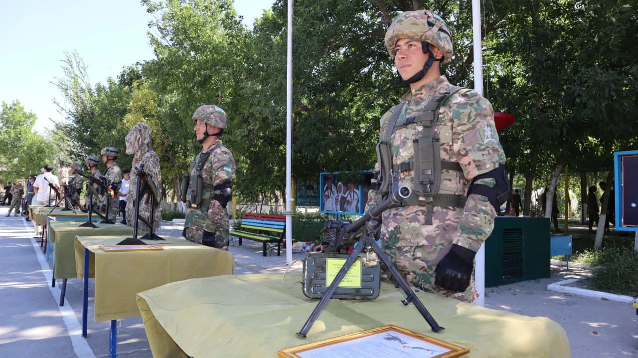 A Military-patriotic festival Held at a children's summer camp