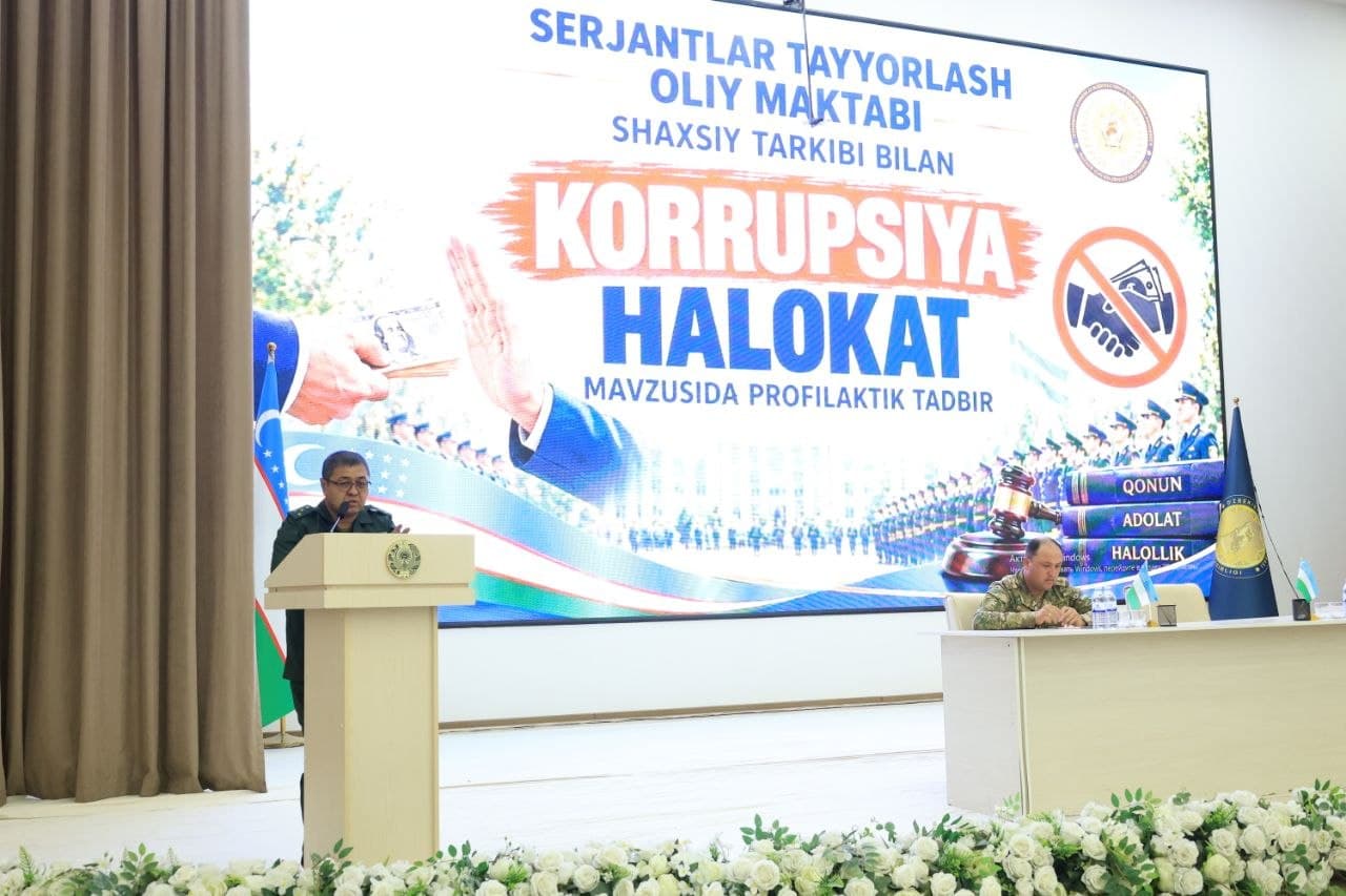 Korrupsiya — jamiyat taraqqiyotiga tahdid
