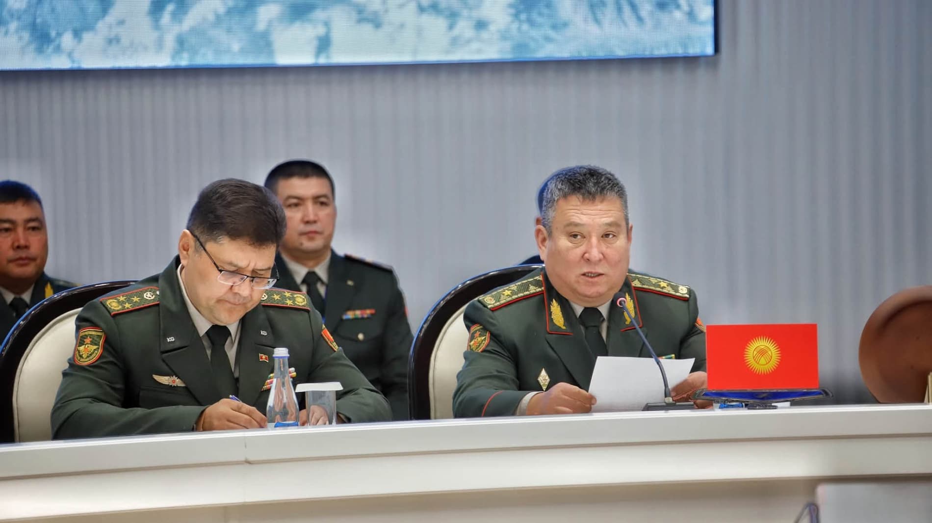 A meeting of the council of defence ministers of the CIS member states held in Cholpon-Ata