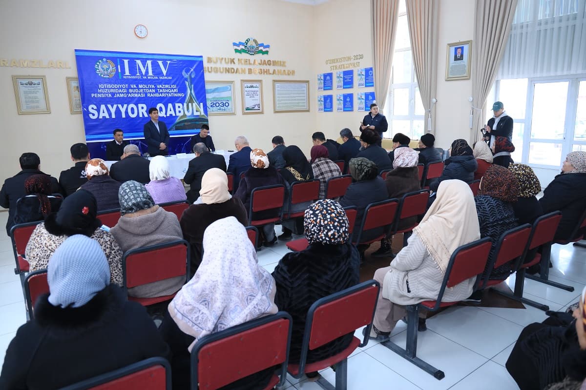 Joriy yilning 22-yanvar kuni Fargʻona viloyati, Buvayda tumani, "Beglar" MFY, 17-sonli Bolalar musiqa va sanʼat maktabi binosida Pensiya jamgʻarmasi ijro etuvchi direktori Murodbek Atadjanov tomonidan sayyor qabul oʻtkazildi