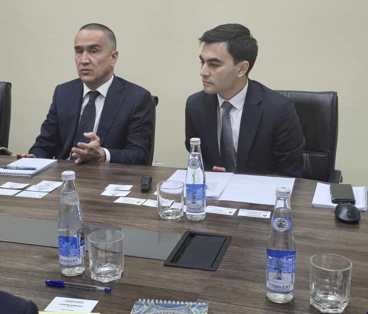 A meeting was held with the Mongolian delegation