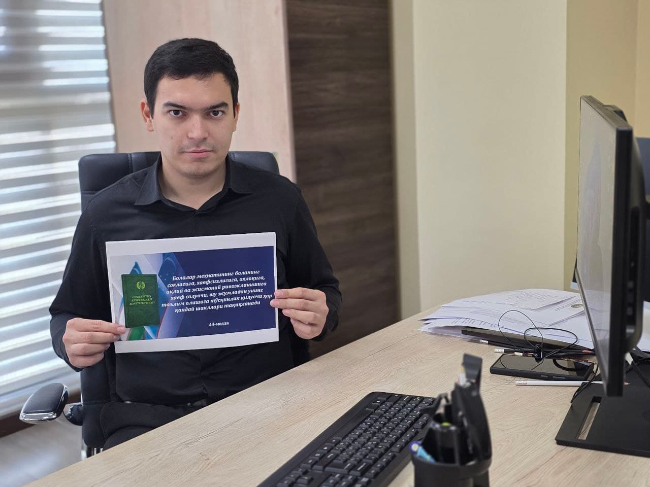 “Mening Konstitutsiyam 33 yoshda”