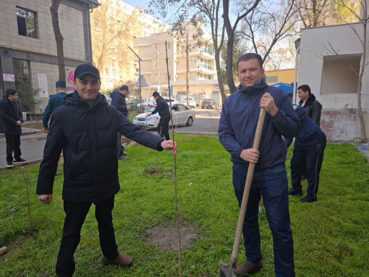 Bahorgi koʻchat ekish tadbiri boʻlib oʻtdi