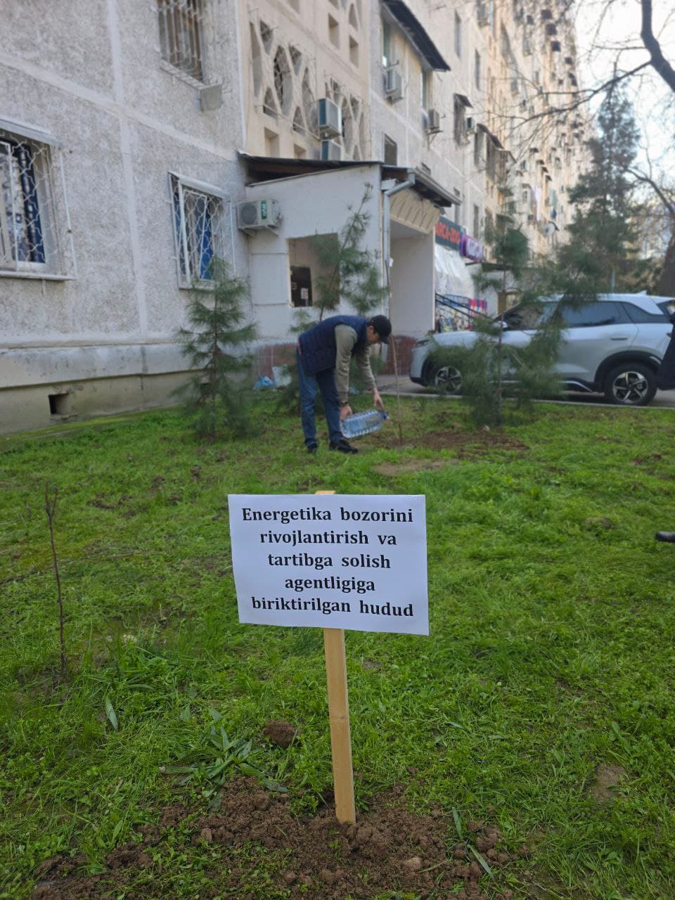 Bahorgi koʻchat ekish tadbiri boʻlib oʻtdi