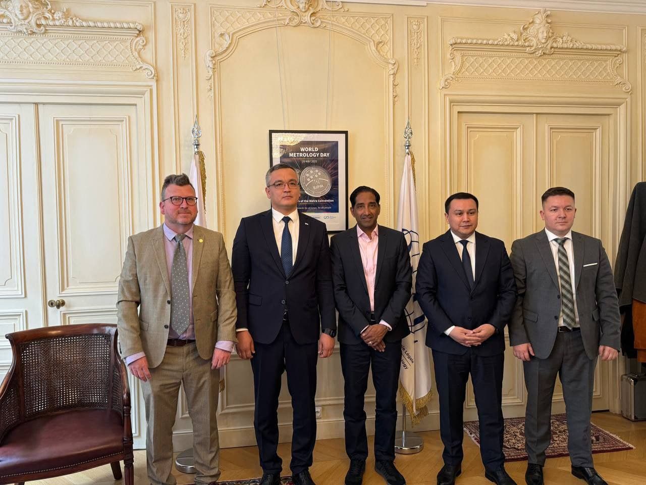 Parij shahrida Fransiya Milliy standartlashtirish tashkiloti (AFNOR) va Qonunchilik metrologiyasi xalqaro tashkiloti (OIML) vakillari bilan muhim uchrashuvlar bo‘lib o‘tdi