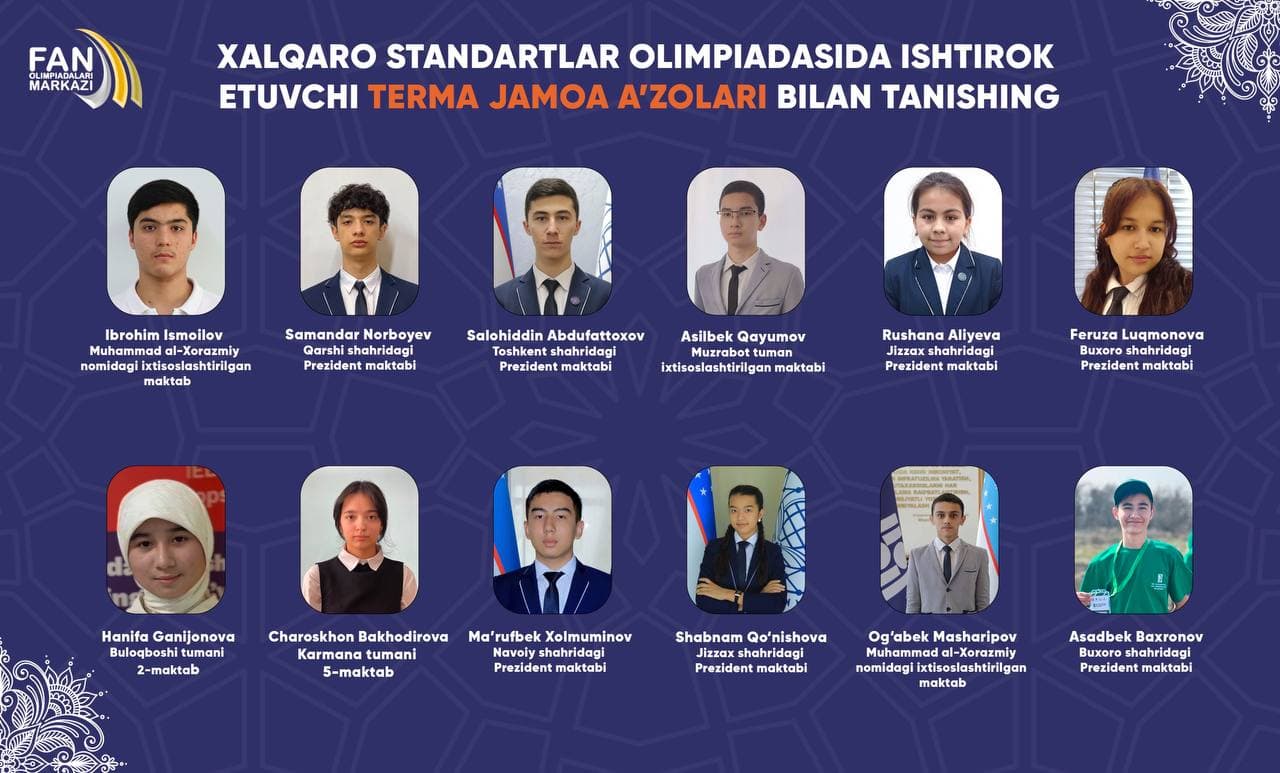 TERMA JAMOA NOMZODLARI BILAN TANISHING!