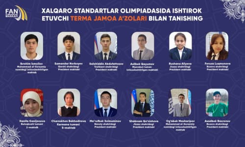 TERMA JAMOA NOMZODLARI BILAN TANISHING!