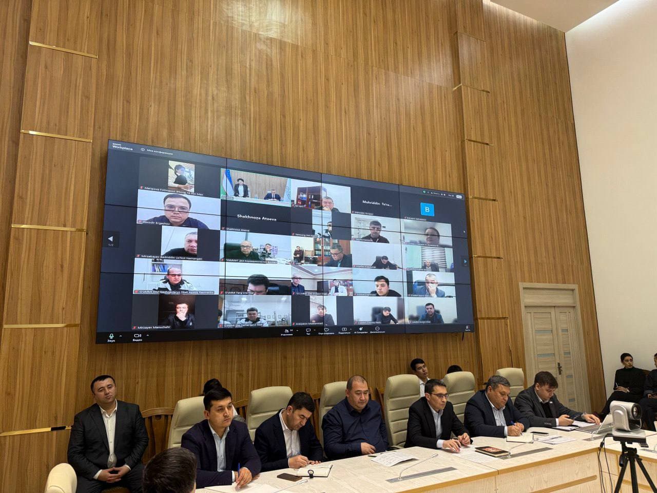 O‘zbekiston texnik tartibga solish agentligi direktori doktorant va tadqiqotchilar bilan uchrashuv