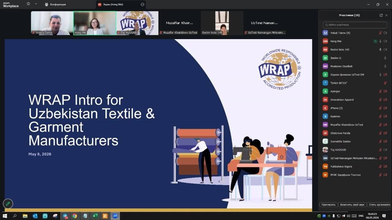 WRAP sertifikati — AQSH bozoriga chiqishdagi muhim omil