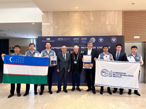 O‘zbekiston yosh metrologlari xalqaro tanlovda sovrinli o‘rinlarni qo‘lga kiritdi
