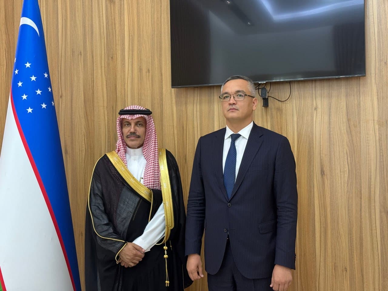 Saudiya Arabistoni Podshohligining O‘zbekistondagi elchisi bilan muzokaralar o‘tkazildi