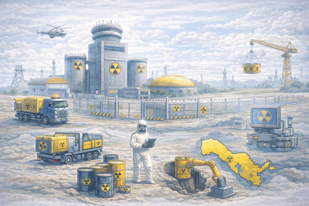 RADIOAKTIV CHIQINDILARNI SAQLASH MARKAZI TASHKIL ETILADI