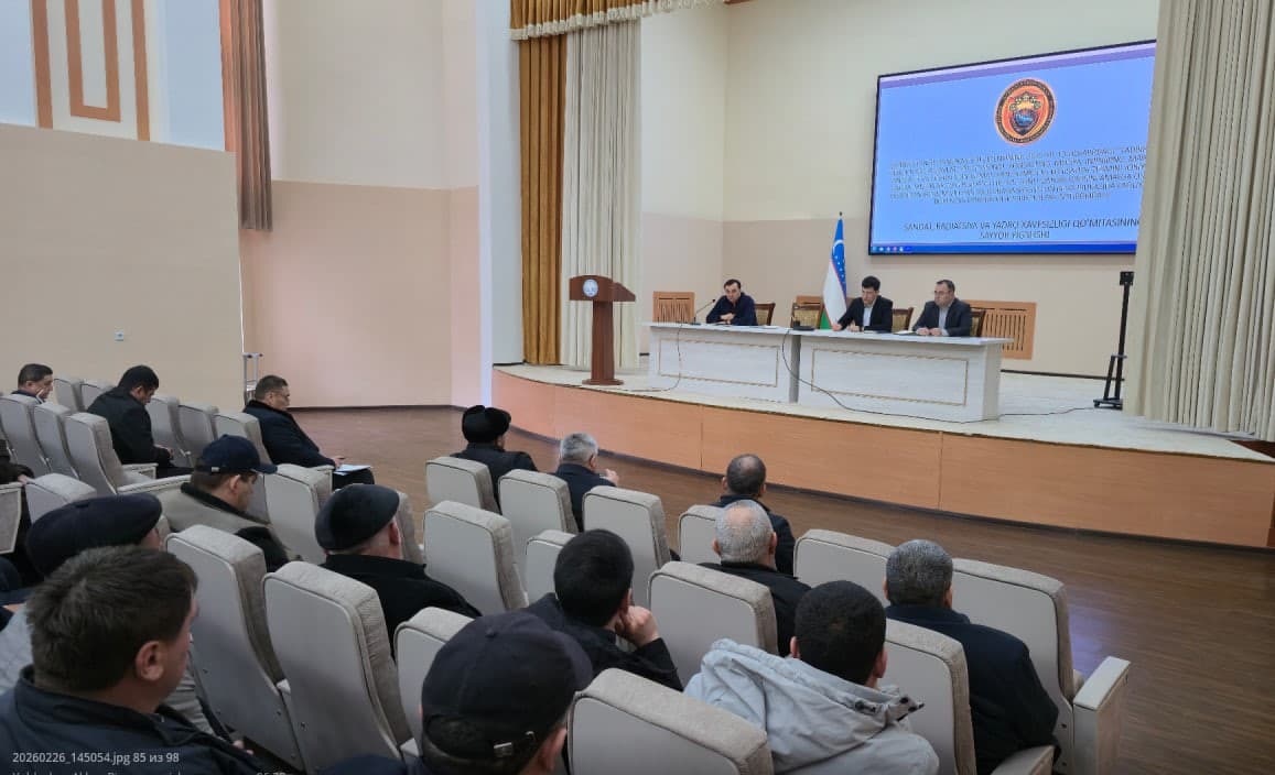 SANOAT XAVFSIZLIGI BO'YICHA TADBIRKOR BILAN UCHRASHUV