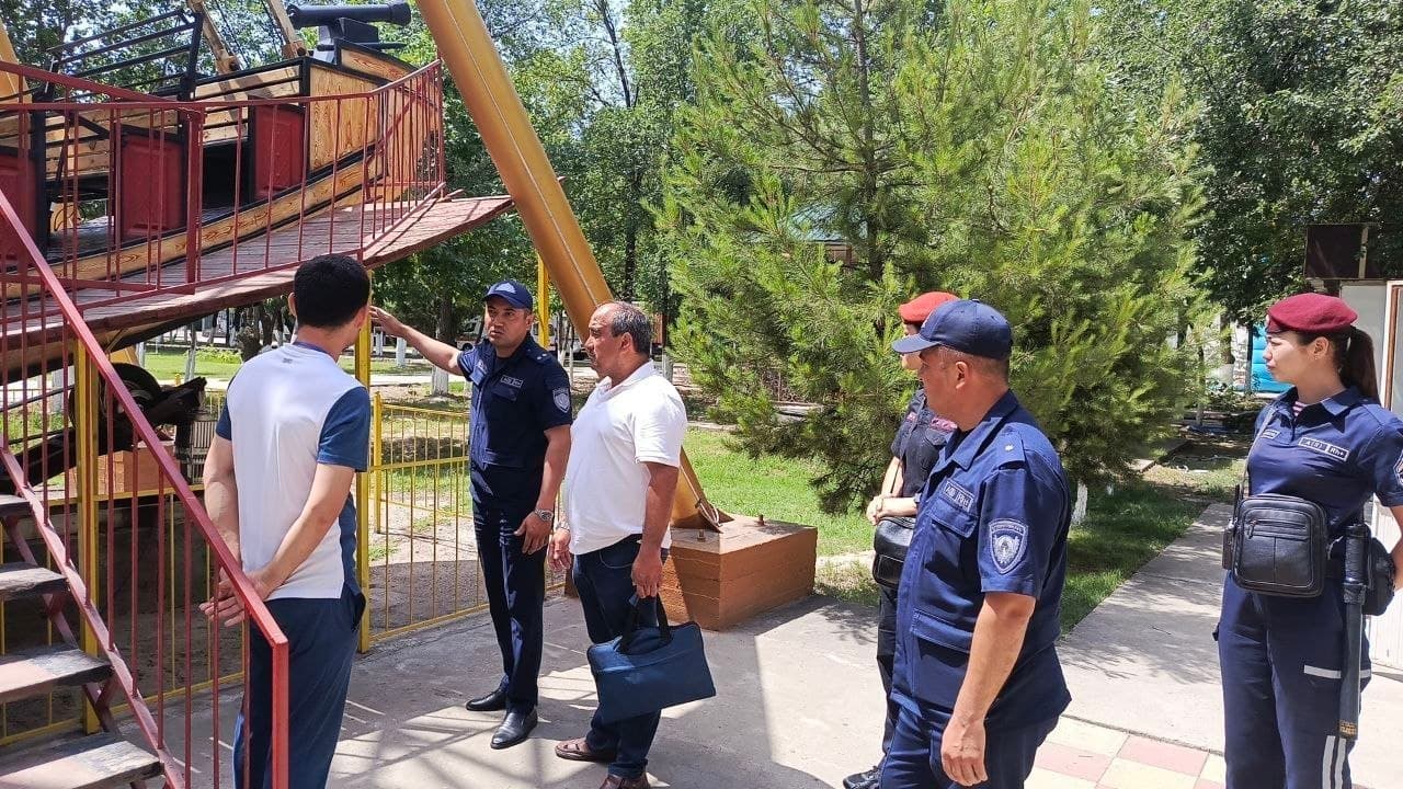 🎢 Sirdaryo viloyati Guliston shahrida attraksionlar xavfsizligi bo‘yicha amaliy o‘quv-seminar o‘tkazildi
