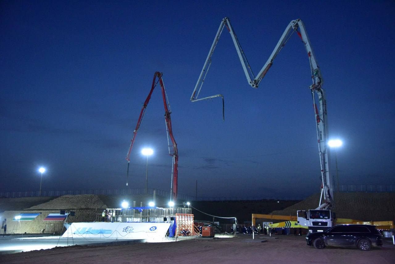 Presidents of Uzbekistan and Russia launch construction of the first power unit of a nuclear power plant in Uzbekistan