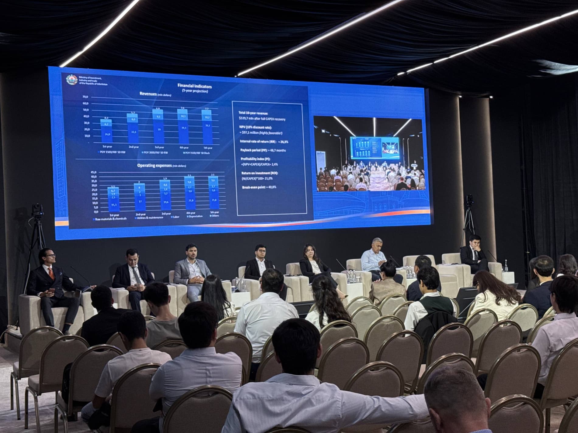 Toshkent xalqaro investitsiya forumida investitsiya va energetika masalalari muhokama qilindi