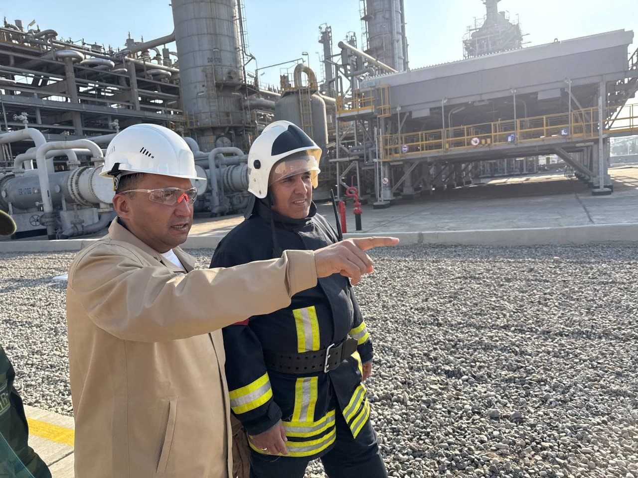 На Шуртанском газохимическом комплексе проведены противоаварийные практические учения