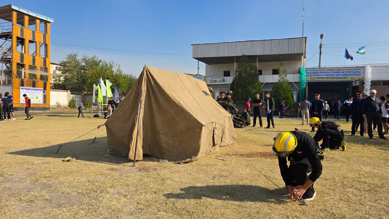 Surxondaryo va Xorazmda “Favqulodda vaziyatlar vaziri kubogi” musobaqalari va ko‘rik-tanlovlarning viloyat bosqichi bo‘lib o‘tdi