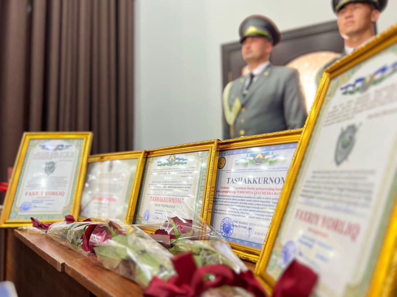 Qashqadaryoda O‘zbekiston Respublikasi Harbiy prokuraturasining tashabbusi bilan “Yangi O‘zbekistonning Vatanparvar ayollari” mavzusida ko‘rik-tanlov o‘tkazildi