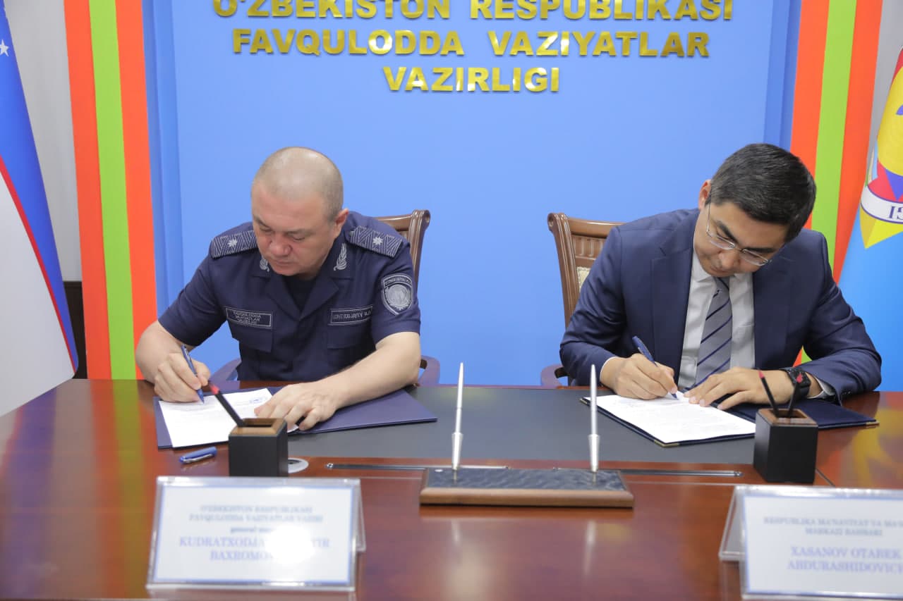 Favqulodda vaziyatlar vazirligi hamda Respublika Ma’naviyat va ma’rifat markazi o‘rtasida o‘zaro hamkorlik to‘g‘risida Memorandum imzolandi