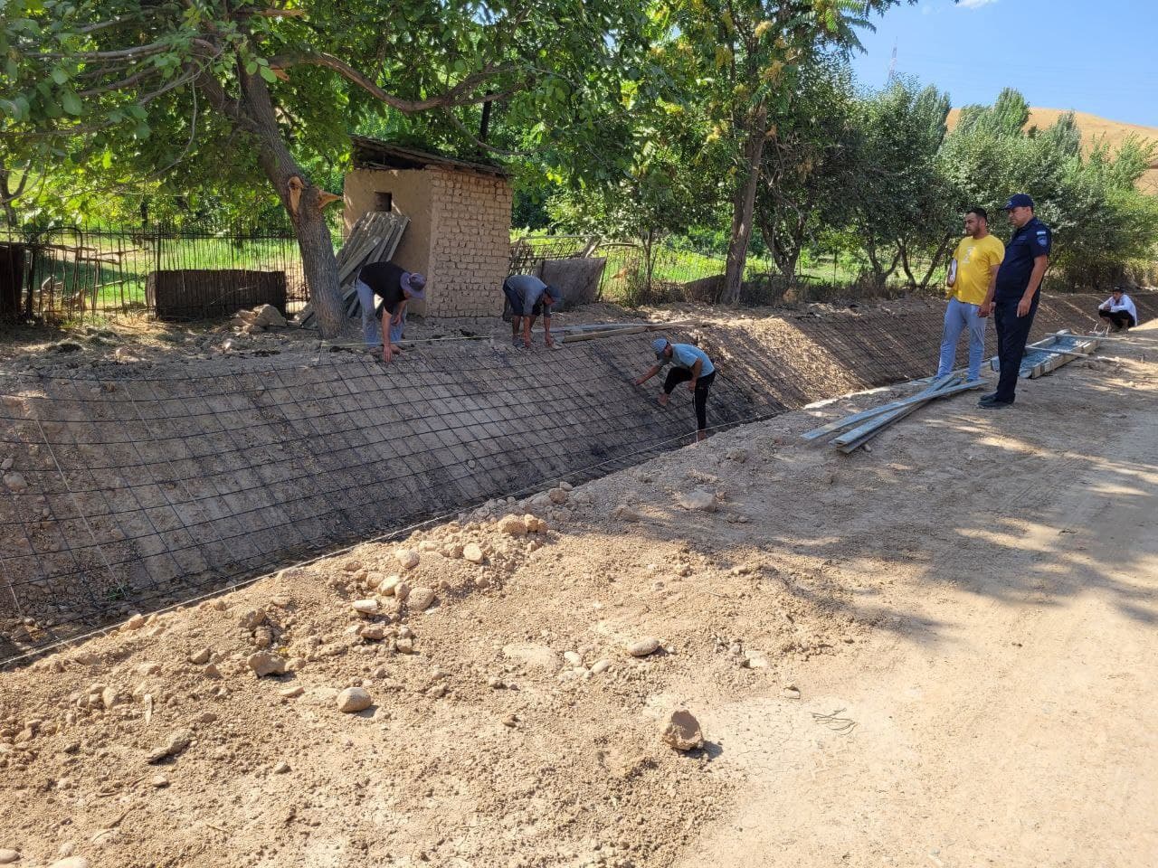 Qirg‘oq mustahkamlash tadbirlari doimiy nazoratda