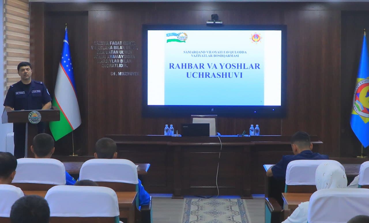 Samarqand viloyatida "Rahbar va yoshlar" uchrashuvi bo‘lib o‘tdi
