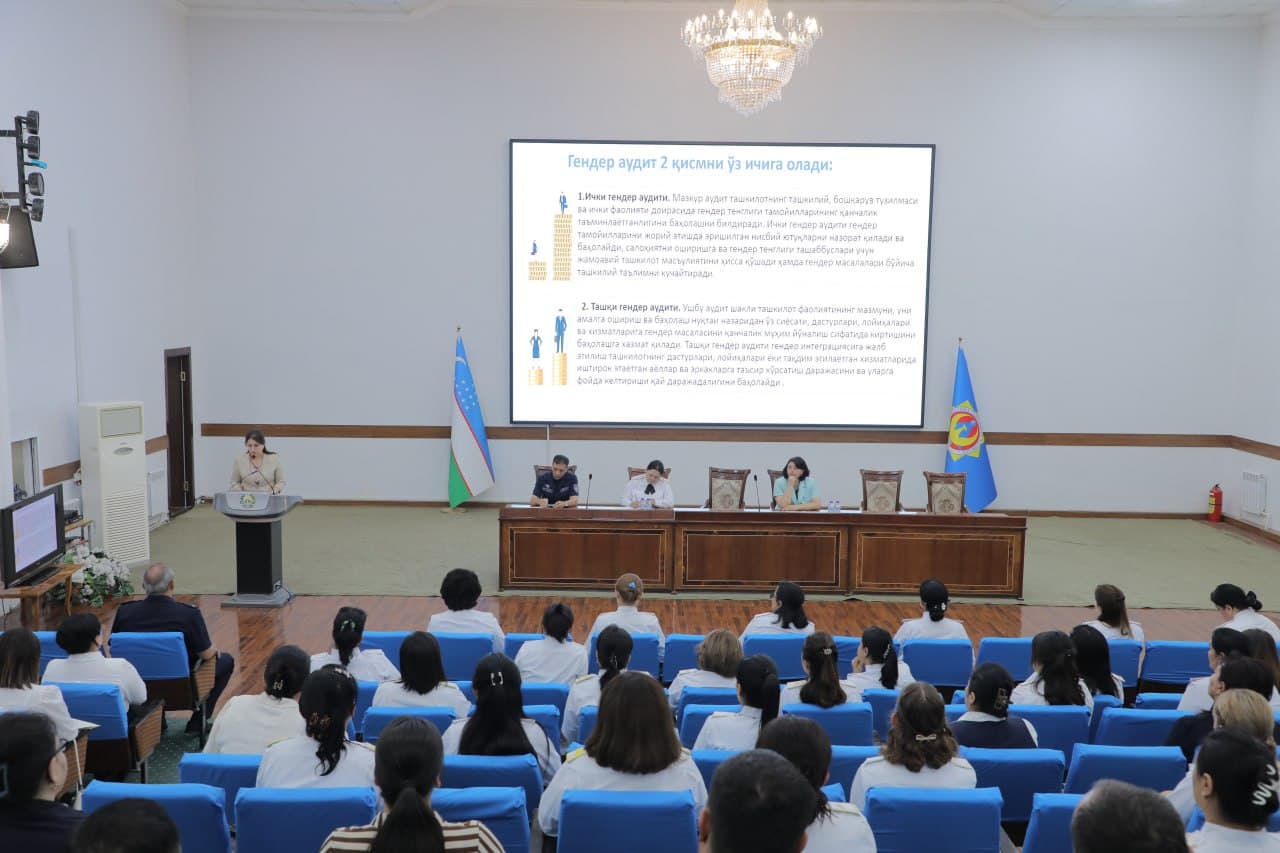 FVV Akademiyasida “Genderga oid audit: tamoyillari va o‘tkazish tartibi” mavzusida bir kunlik treninglar o‘tkazildi.