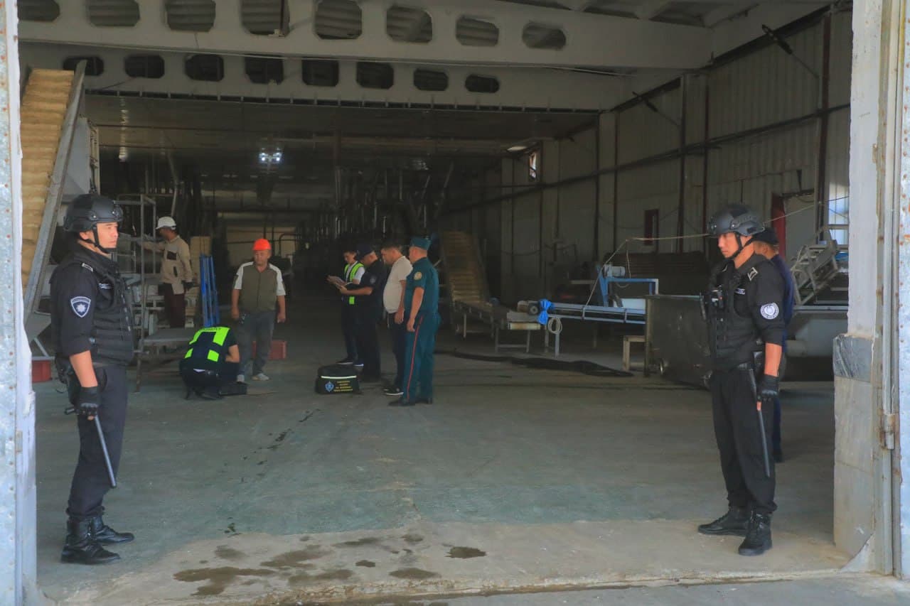 Samarqand viloyati FVB tomonidan maxsus-taktik o‘quv mashqi o‘tkazildi.