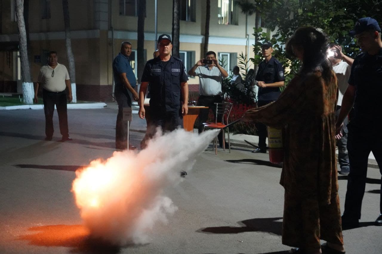 Toshkent shahrida talabalar bilan tungi amaliy-taktik mashg'ulot o‘tkazildi
