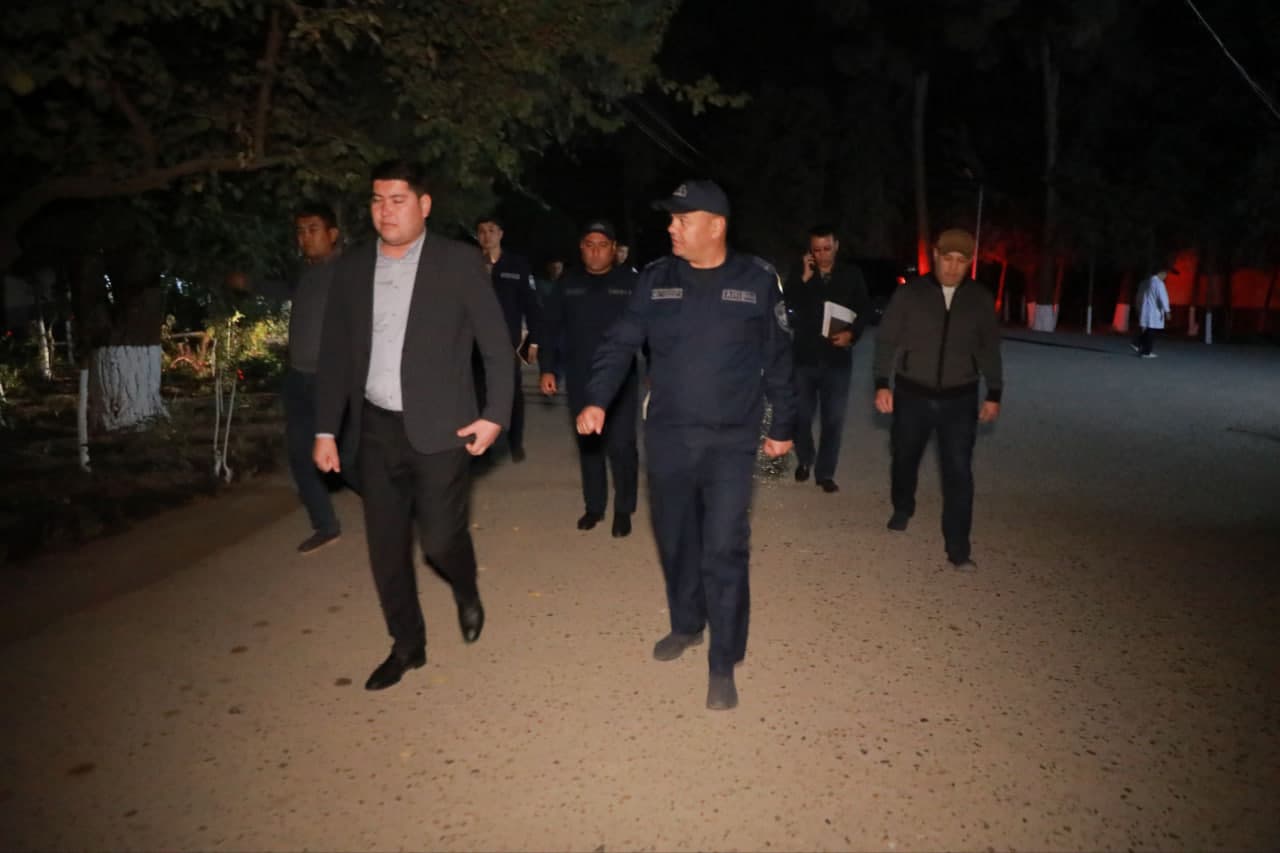 Surxondaryo viloyati FVB boshlig‘i tomonidan hududda tungi profilaktik ko‘rik o‘tkazildi